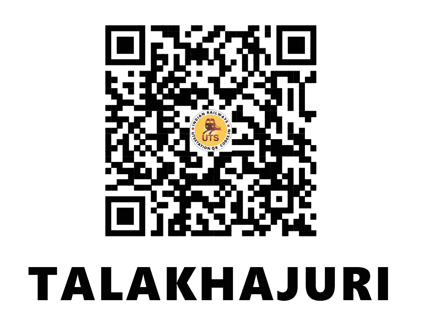 UTS QR Code for TALAKHAJURI - TLKH (NR - UTTAR PRADESH)